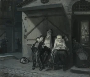 Sabbat-Ruhe auf der Gasse